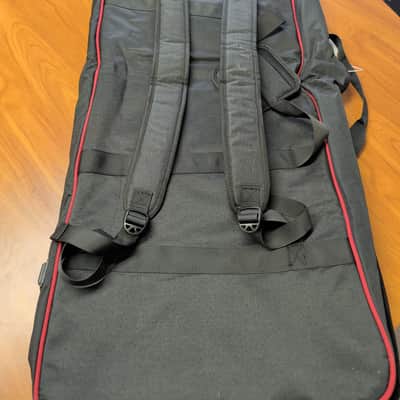 SNIGJAT 61-Key Padded Keyboard Gig Bag Case - Black/Red Trim Bild 5
