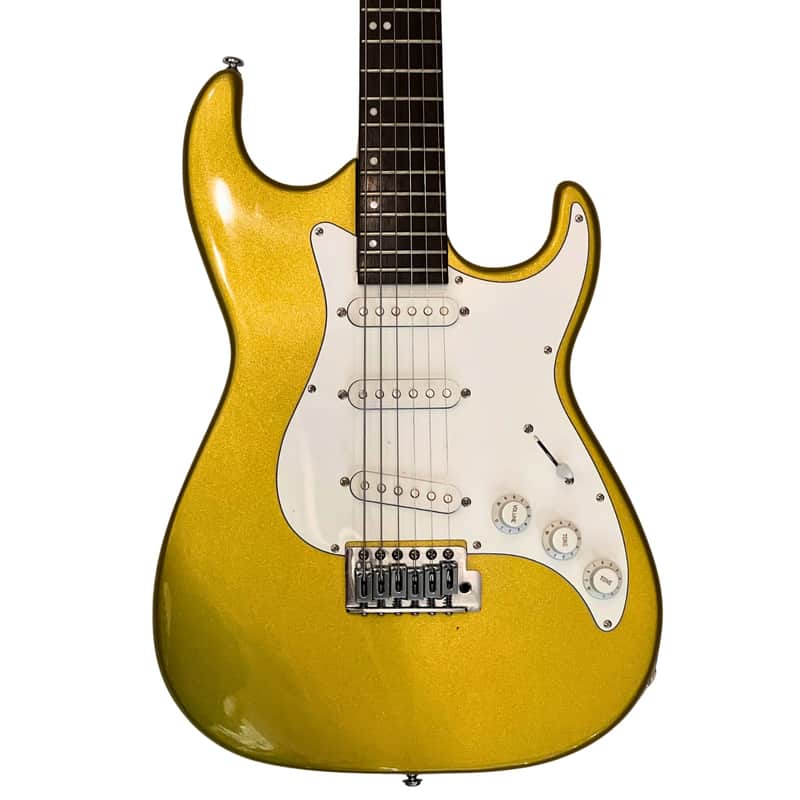 Samick MB-1/MG Greg Bennett Malibu Series S-Style Electric Guitar - Gold (Used) image 1