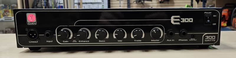 Eden Amplification E300 300-Watt Bass Head 2010s - Black image 1