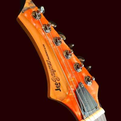 Leo Jaymz Monsoon/Gold Burl Resin/Free Shipping/Set Up/Dual Humbuckers image 5