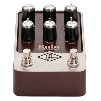 Universal Audio Ruby ’63 Top Boost Amplifier - Ruby / Silver image 2