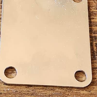ORIGINAL FENDER NECK PLATE FOR 1961 STRAT TELE P-BASS-JAGUAR JAZZMASTER MUSICMASTER DUOSONIC image 5