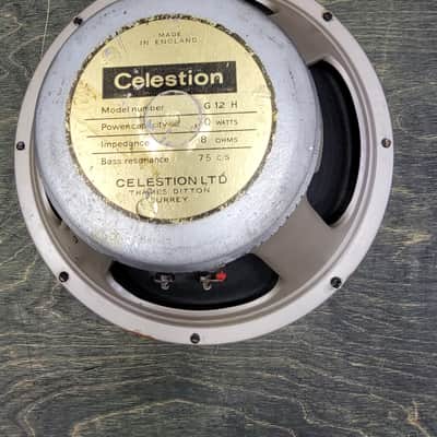 Celestion G12H 30 watts 75 hz 1971 - Bronze image 1