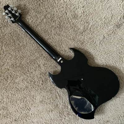 Samick Black Electric Guitar, Basswood Body, Maple Neck, 22 Frets Rosewood Fingerboard image 17