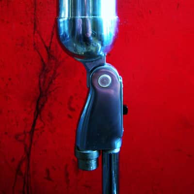 Vintage 1950's Electro-Voice 630 Omnidirectional Dynamic Microphone Hi Z harp mic w cable & rare Cannon XLR adapter 636 644 605 606 image 12
