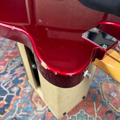 1994 Fender Toploader Fujigen Model TL43 Telecaster - Candy Apple Red image 16