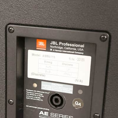 JBL ASB6115 Compact 15" High-Power Subwoofer CG013BB image 4