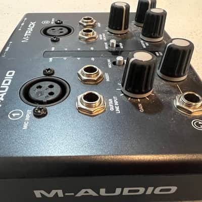 M-Audio M-Track USB Audio Interface 2000s - Black image 6