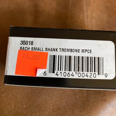 Bach 35018 Small Shank Tenor Trombone Mouthpiece Brass image 4