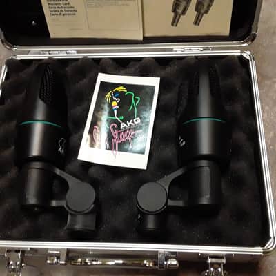 Pair of *Vintage* AKG Condenser Mic's +  Deluxe Storage Case & Cables - *Great for Drum Overheads* - (Price Drop Ends Soon) image 9