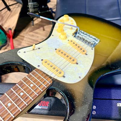 🔥RARE🔥 Danelectro Danoblaster Innuendo Electric Guitar~ Korea 2000 + Effects! image 19