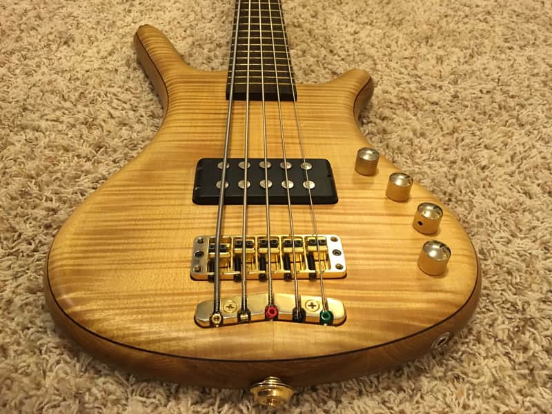 Warwick FNA 5 String Bass 1998 Natural (Wenge Neck / Fingerboard, OHSC) image 1