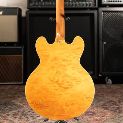 Gibson ES-335 Figured Semi-Hollow Electric Guitar - Honey Amber with Hardshell Case image 10