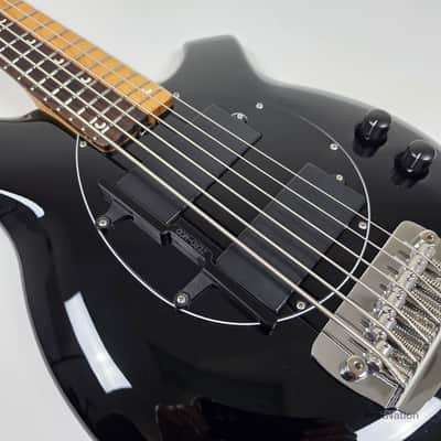 Ernie Ball Music Man John Myung Bongo HH 6-String Bass Black w/ Gator Bag 8.56lbs S08050 image 10