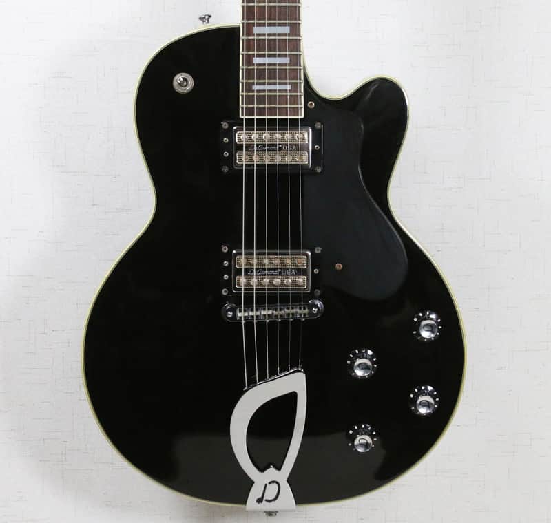 Guild De Armond M-75 Electric Guitar 1999 Black w/ Gold USA Pickups + OHSC image 1