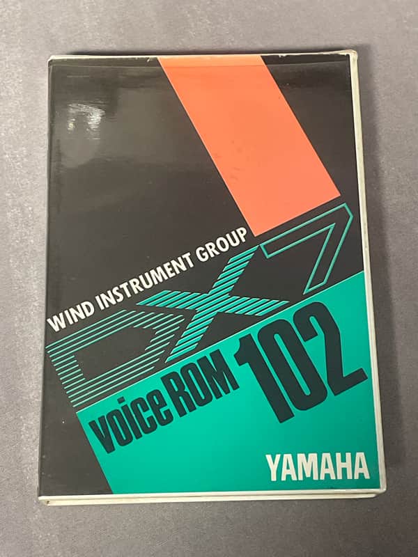 Yamaha vrc-102 wind instrument group DX7 dx5 dx1 Data ROM Cartridge image 1