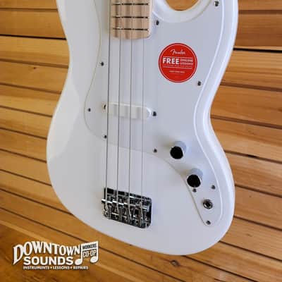 Squier Sonic Bronco Bass - Arctic White, M/N image 3