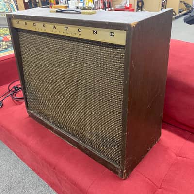Magnatone Custom 460 2x12 + (2) 5x7 Tube Combo Amp 1962 - Fully Serviced image 2
