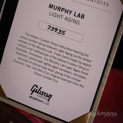Gibson Custom 1957 Les Paul Standard All Ebony Murphy Lab Light Aged image 18