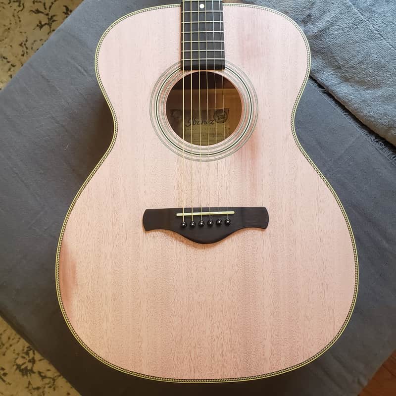 IBANEZ AV8CE-AFP | Full "Thermo Aged" Mahogany top sides & back | Antique Flamingo Pink | Serial No. 1X-01 CD191116747 image 1
