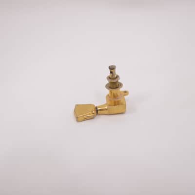 1970-1980's Vintage Gibson GOLD Chrome Embossed Logo Crank TUNER ES SG L6 Les Paul Custom Schaller Treble Side image 8