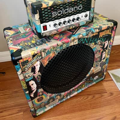 Custom Van Halen Soldano mini 30 watt stack made in Nashville. COA and original Van Halen 90’s comic included ! image 13