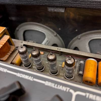 Vintage 1972 Vox AC30 2×12 Top Boost Valve Amplifier Combo w/ Celestion T2056 image 24