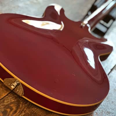 Epiphone 2001 Riviera Electric Guitar Cherry Finish Peerless Factory Korea w/ OHSC image 9