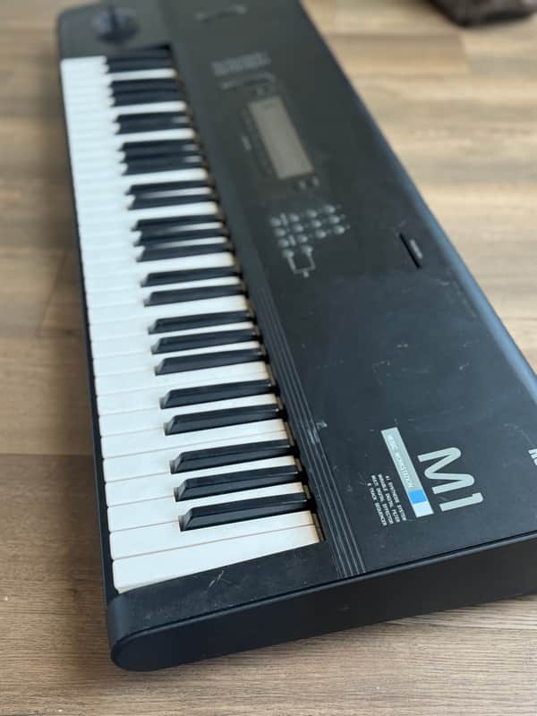 Korg M1 61-Key Synth Music Workstation 1990s - Black image 1