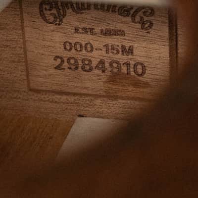 Martin OOO-15M StreetMaster All Mahogany OOO Acoustic Guitar #4910 image 4