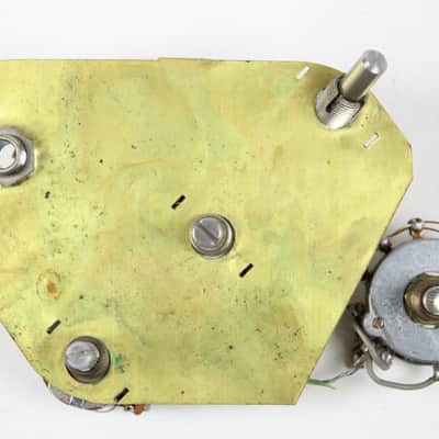 1973 Vintage Gibson L6-S Control Plate Assembly (Original Rotary Switch, Allen-Bradley Pot &Resistor, Pot, Jack, Plate) 1970s Early Norlin Era image 7