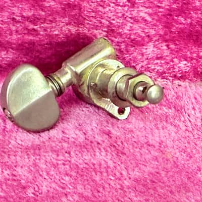 1960's Grover Patent Pending USA Single Guitar Tuner Nickel ~1960's (Bass Side) image 2