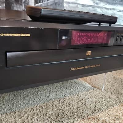 Denon Denon DCM-280 is a reliable 5-disc carousel CD changer 90s - Black image 5
