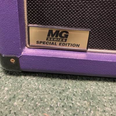 Special Limited Edition Marshall MG100FX/MG412A Slant Purple Half Stack image 3
