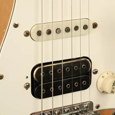 1974 Fender Stratocaster HSS Natural Refinish w/ Dimarzio humbucker image 5