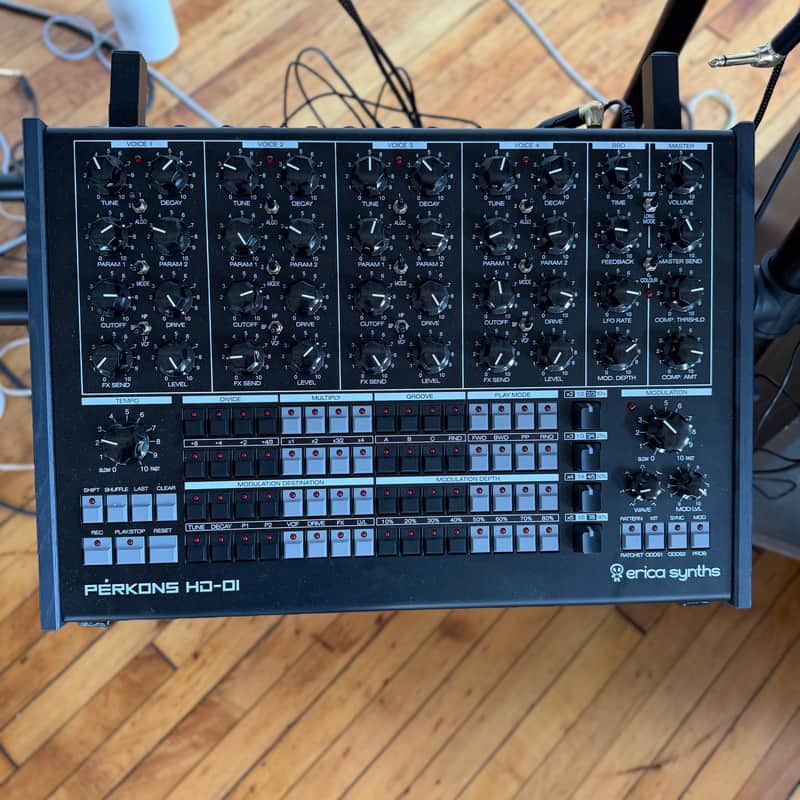 Immagine Erica Synths Perkons HD-01 2021 - Present -Black + Deckasver - 1