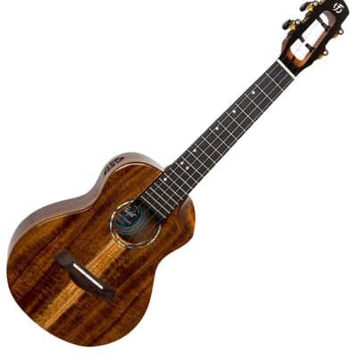 Flight Spirit EQ-A Concert Ukulele - Natural Acacia image 6