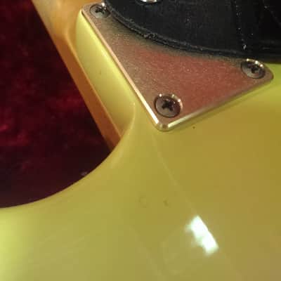 KGC Brass Neck Plate with Strap Button for 4 Bolt Neck, Fender etc image 11