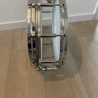 Pearl CRB1450S/C733 Crystal Beat 14x5" Snare Drum Frost Acrylic image 7