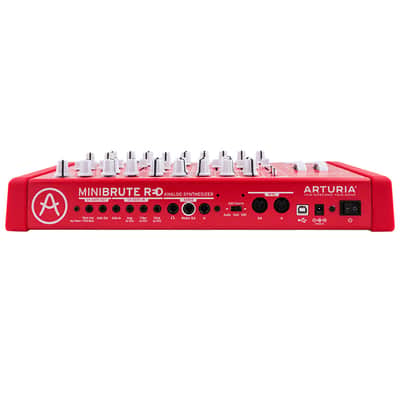 Arturia MiniBrute Red + MicroBrute Red Analog Synthesizers CABLE KIT image 3