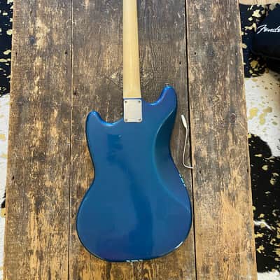 Original Vintage 1969 USA Fender Mustang Lake Placid Blue Competition w/ OHSC. '27' Serial Prefix Kurt Cobain Nirvana image 22