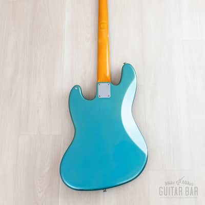 2000 Fender American Vintage '62 Jazz Bass Lake Placid Blue w/ Tweed Case image 3