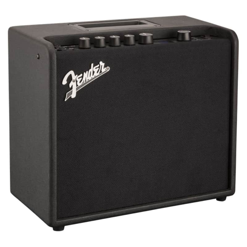 Fender Mustang LT25 120V Guitar Amplifier with Wooden Cabinet, 1.8-Inch User Interface, 60 Presets, 20 Amp Types, and 25 Effects (Black) image 1