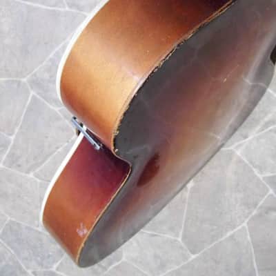 rare vintage VOSS archtop Jazz F-hole GUITAR GIMA Gitarre Germany 1960 image 9