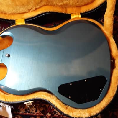 Gibson Custom Shop Murphy Lab '64 SG Standard Reissue with Maestro - Light Aged Pelham Blue !! image 12