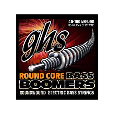 GHS Round Core Bass Boomers Universal Long Scale Medium Light 45-100 image 1