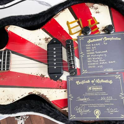 Rock N Roll Relics Thunders SC Electric Guitar Custom Rising Sun 221333 image 3