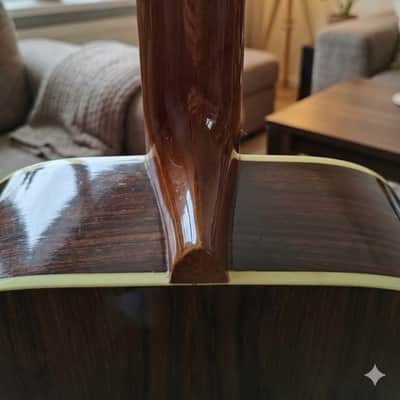 Morris F-15 Vintage 1969 - Luthier Signed "S. Harato" - Rare Early Model w/ Hard Case - Japan Vintage image 6