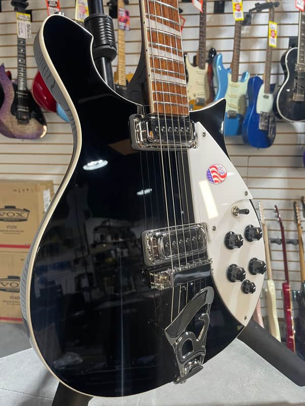 Rickenbacker 620 Electric Guitar - Jetglo w/OHSC #734 image 1