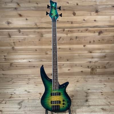 Jackson X Series Spectra SBXQ IV Electric Bass Floor Model - Amber Blue Burst Bild 2